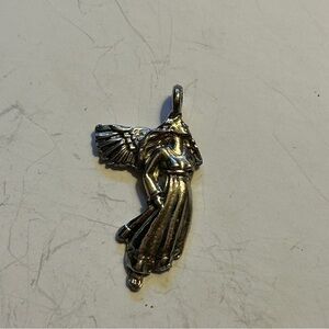 Mini Sterling Silver Angel Pendant